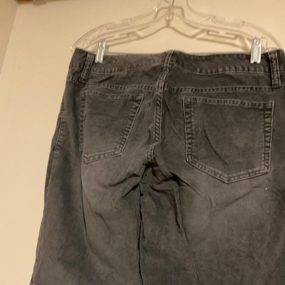 Curvy bootcut cords by Eddie Bauer charcoal size 8 - Picture 4 of 4